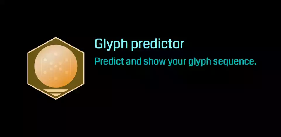 Glyph predictor image